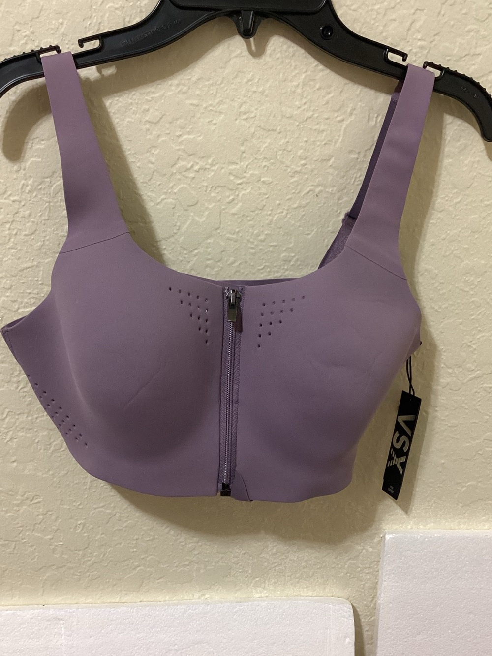 Victoria's Secret Lavender Front-Zip Sports Bra
